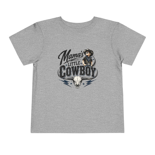 Toddler Tee- Mama’s Little Cowboy Western Cowboy T-Shirt