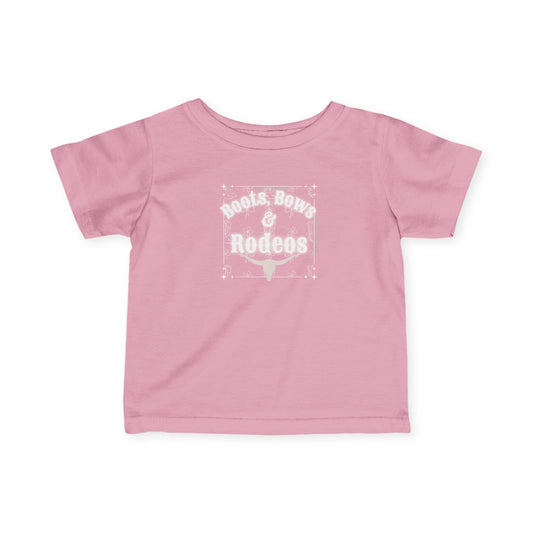 Infant Tee - "Boots, Bows & Rodeos" Western Baby T‑Shirt