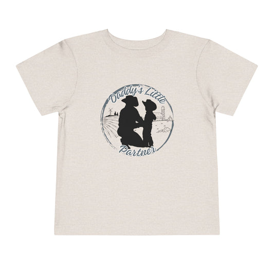 Toddler Tee - Daddy's Little Partner Cowboy T-Shirt