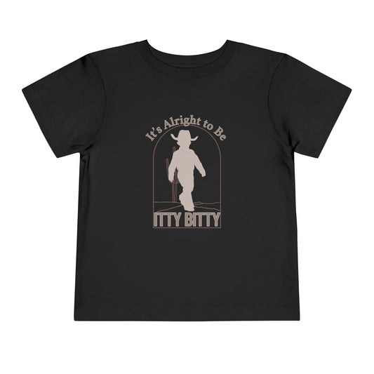 Toddler Tee - Itty Bitty Cute Cowboy Western Theme T-Shirt