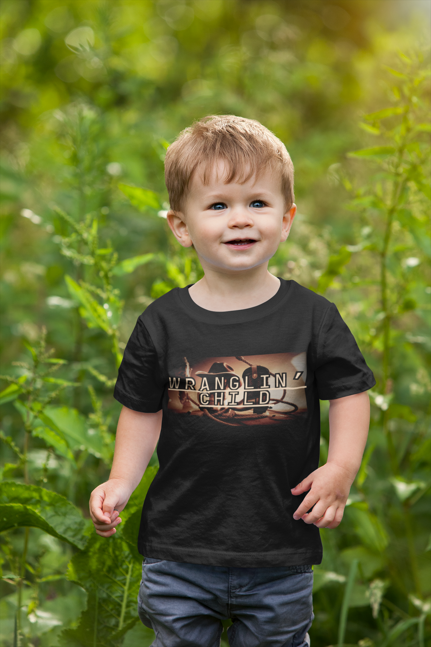 Toddler Tee - Wranglin' Child Cowboy T-Shirt