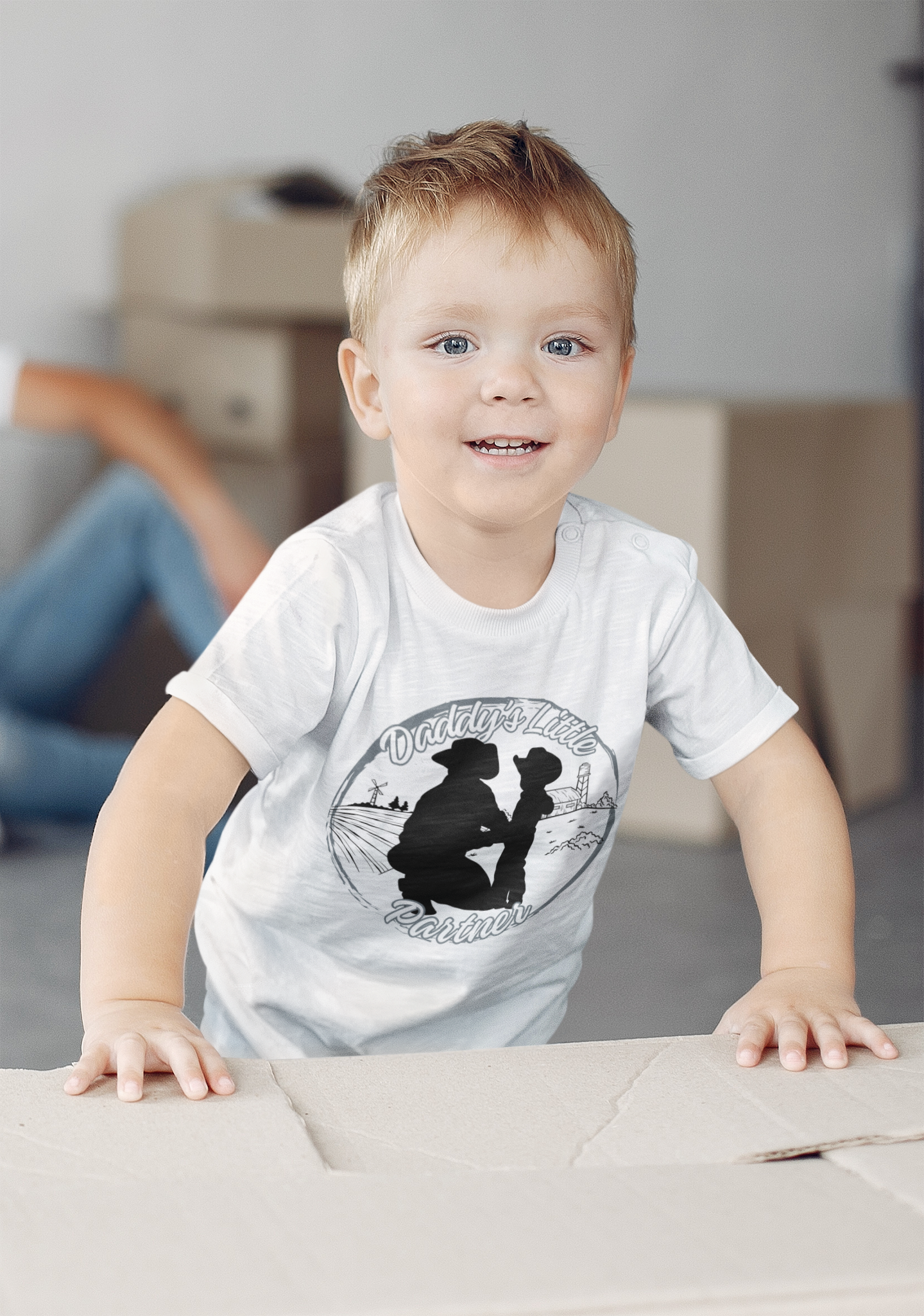Toddler Tee - Daddy's Little Partner Cowboy T-Shirt