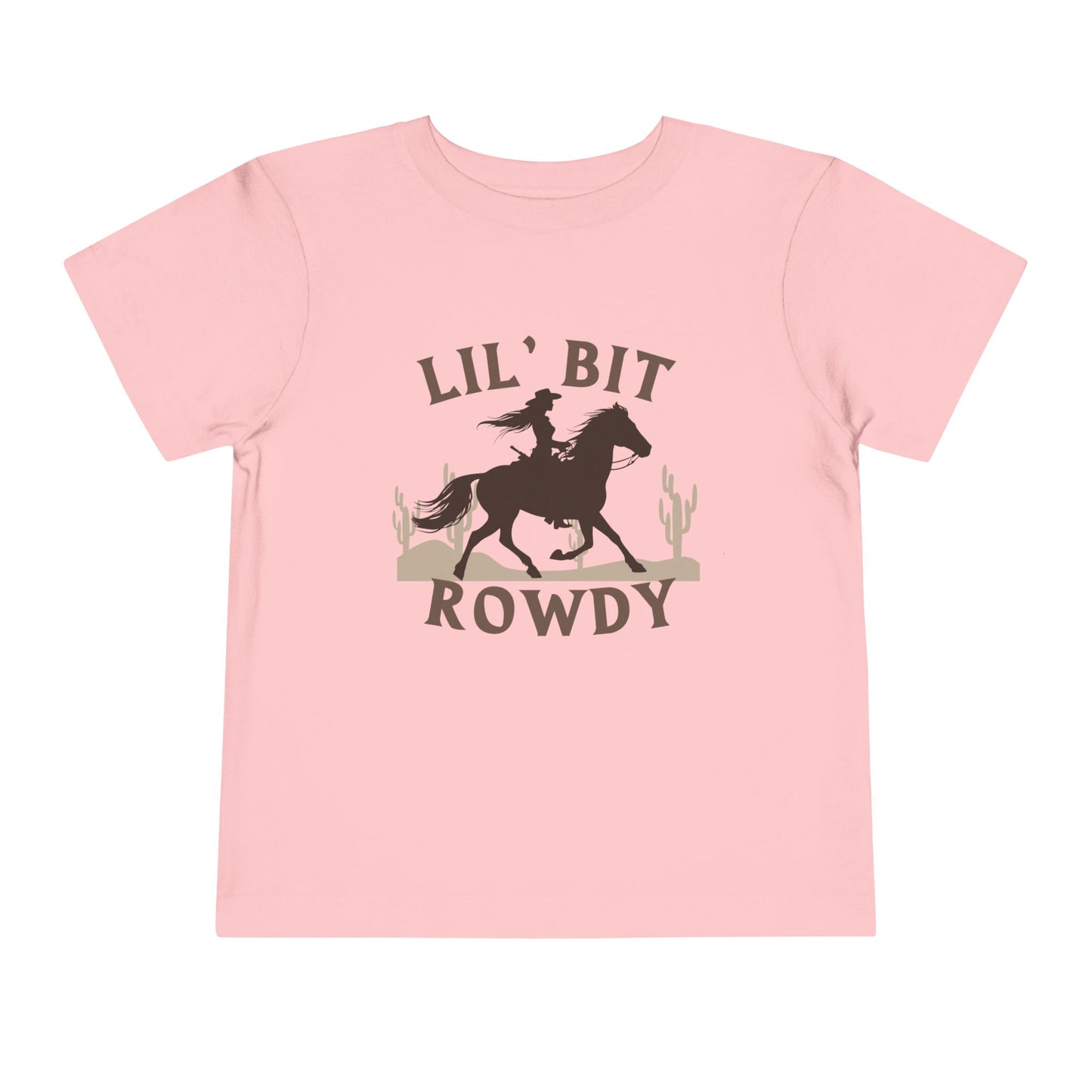 Lil' Bit Rowdy Toddler Western Girl Tee