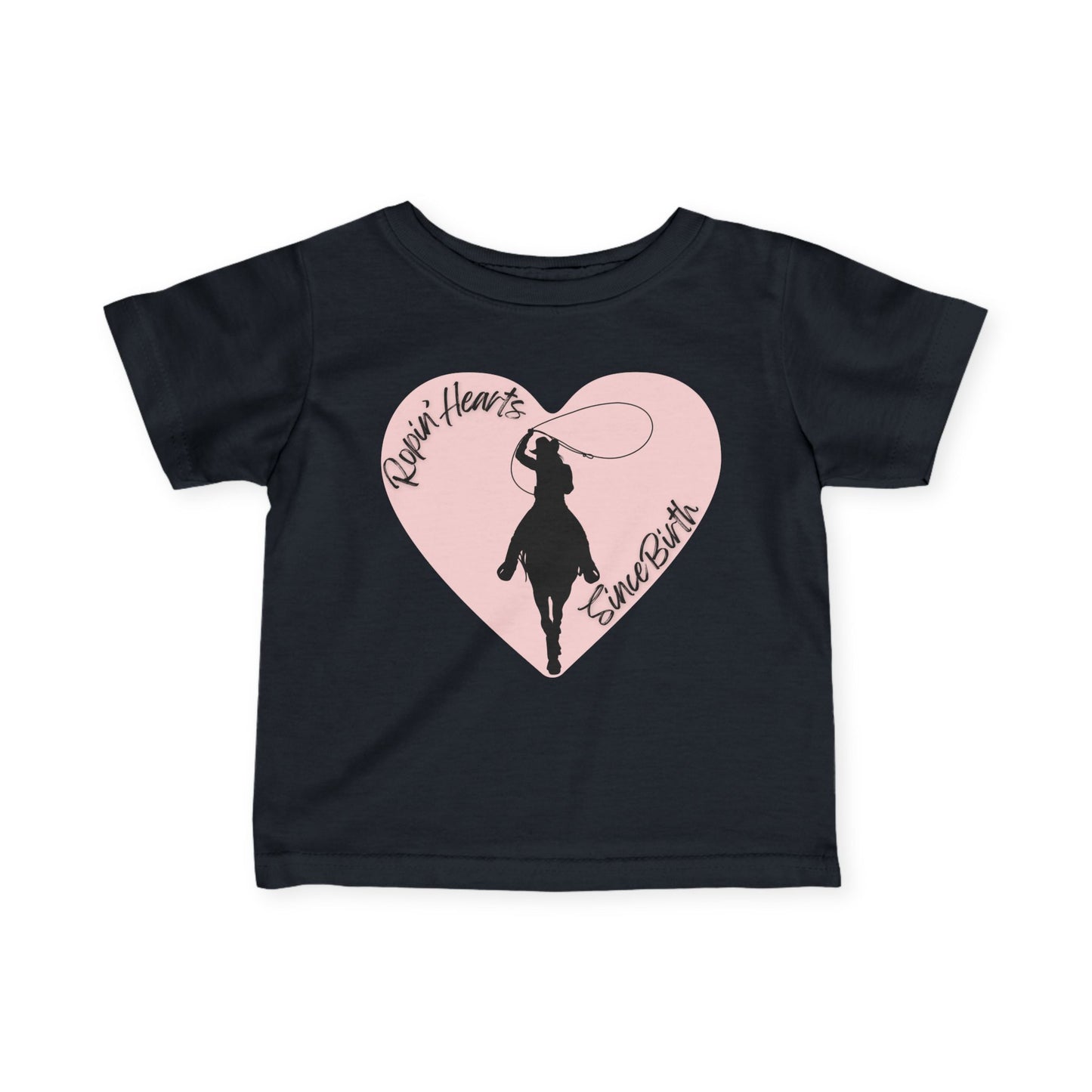 Baby Tee - Cowgirl Ropin' Hearts T-Shirt